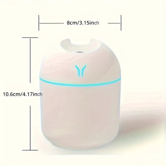 1pc Compact Portable Humidifier for Fine Moisture – Professional Quality Essential Oil Diffuser for Home and Travel